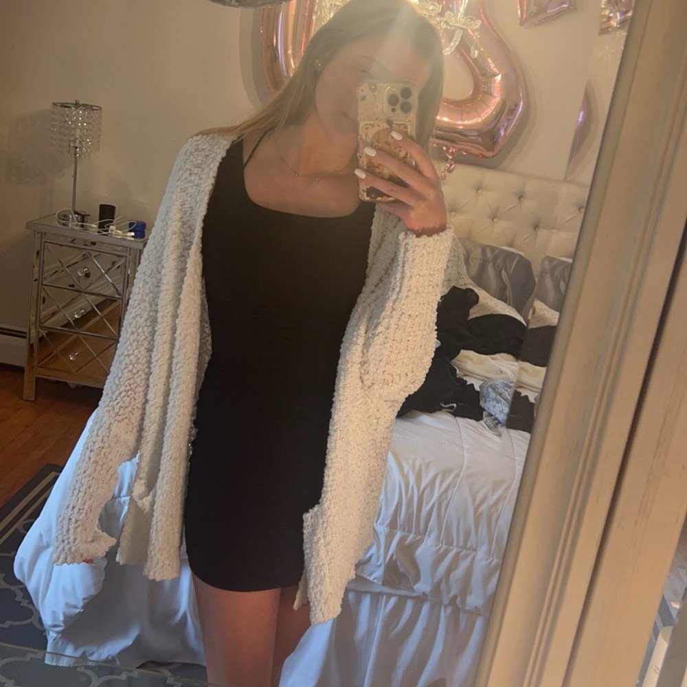 Black mini dress